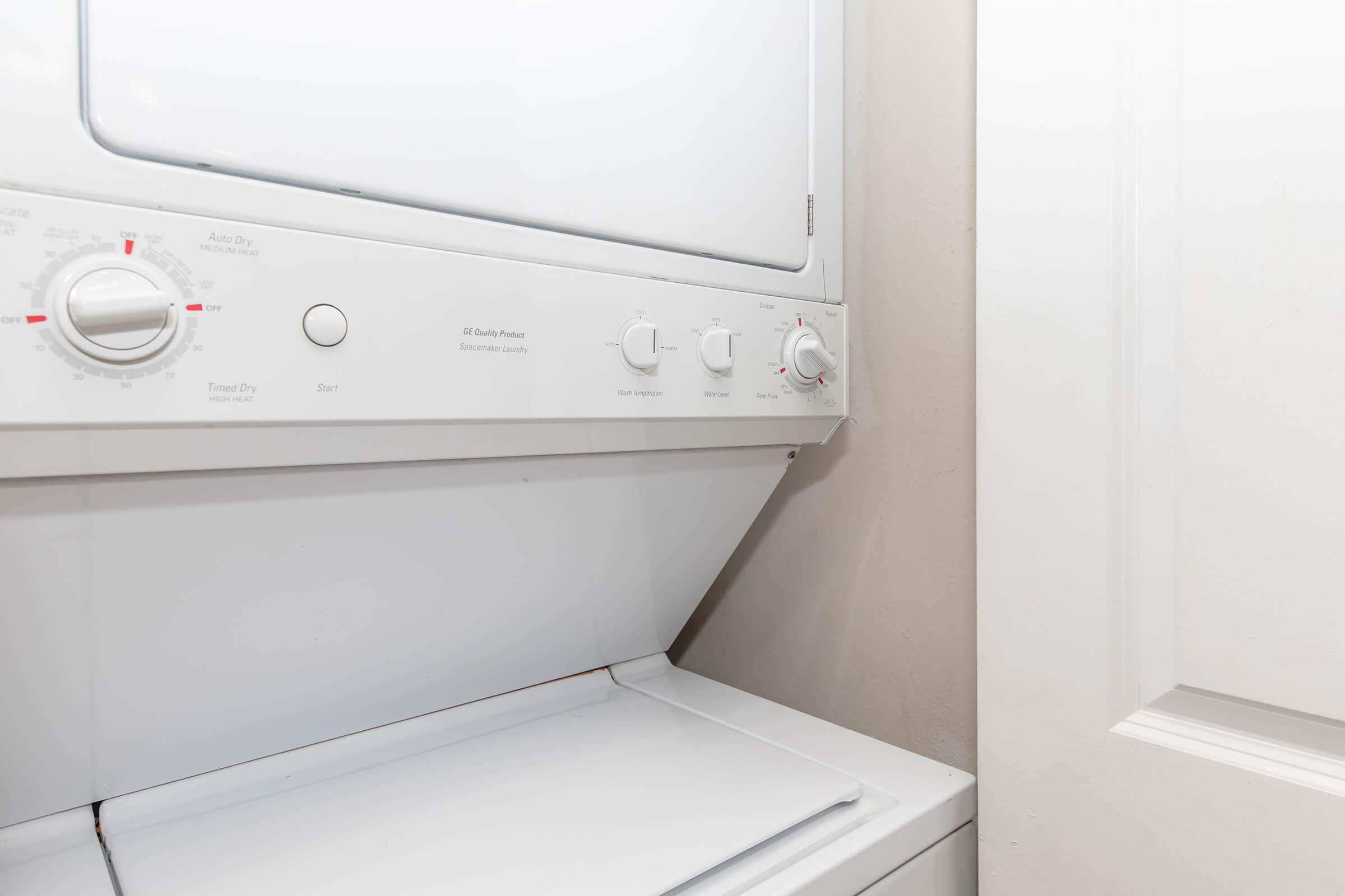 Stacked Washer and Dryer