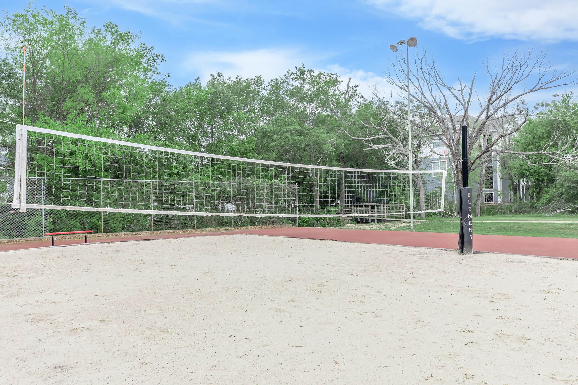 Serve, spike, and dive into some fun on our sand volleyball court! It’s the perfect place to enjoy a game with friends, get active outdoors, and soak up some sun in the heart of the community.
