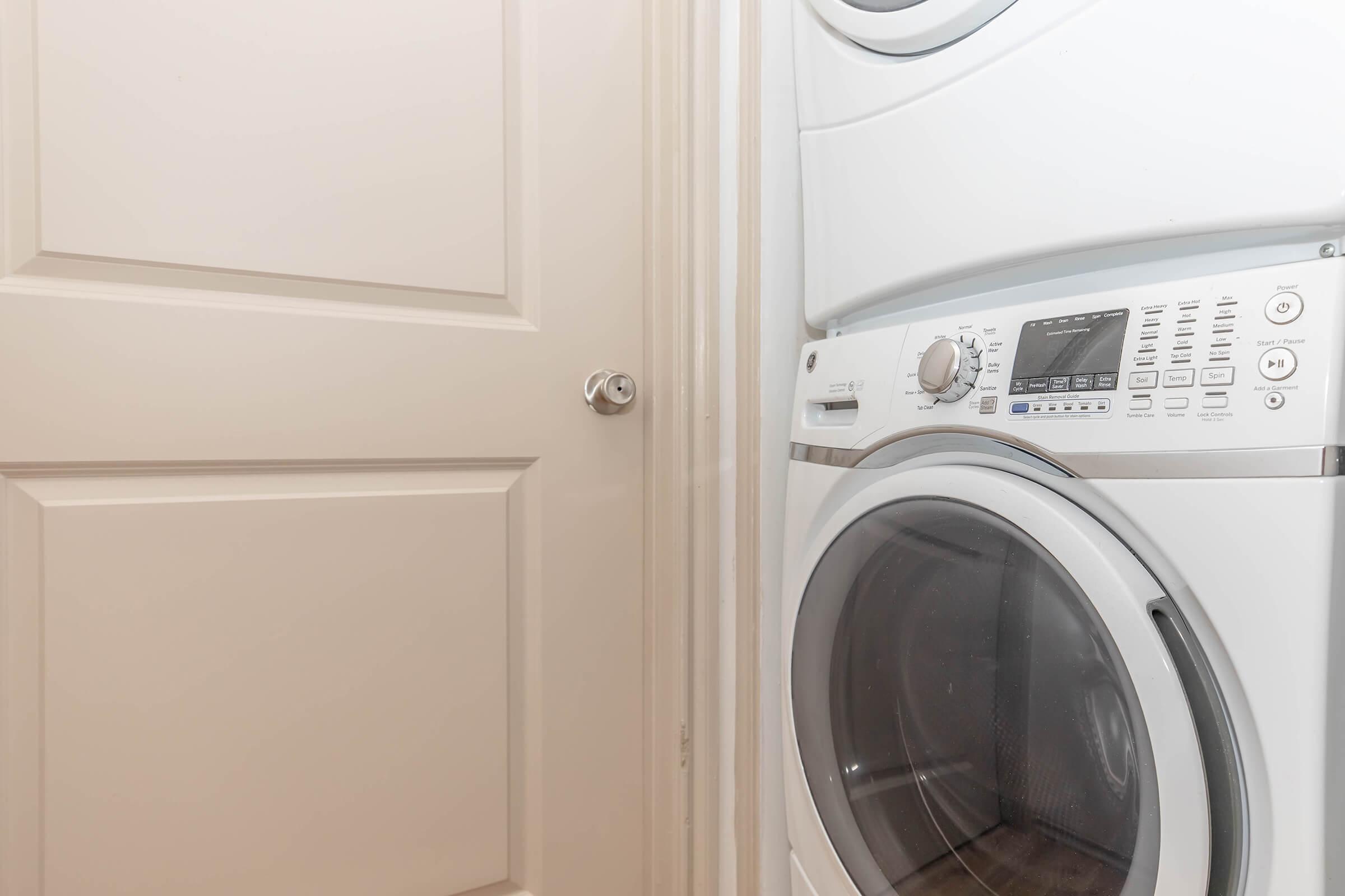 Stacked Washer and Dryer