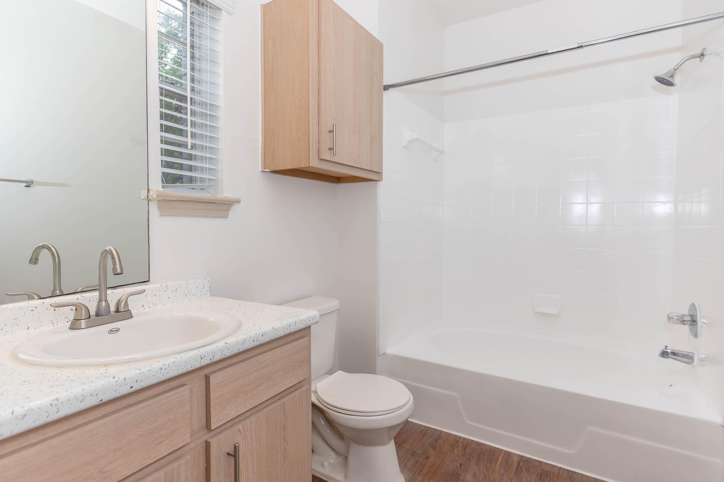 Spacious Bathrooms