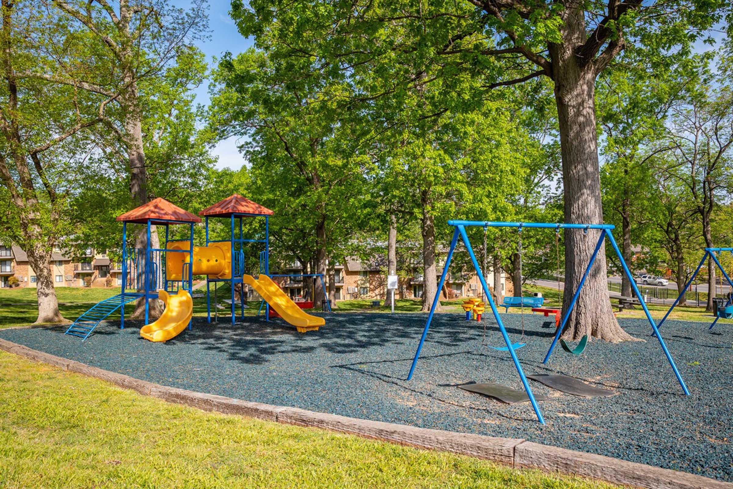 Playground featured at Nob Hill Apartments in Nashville, Tennessee.