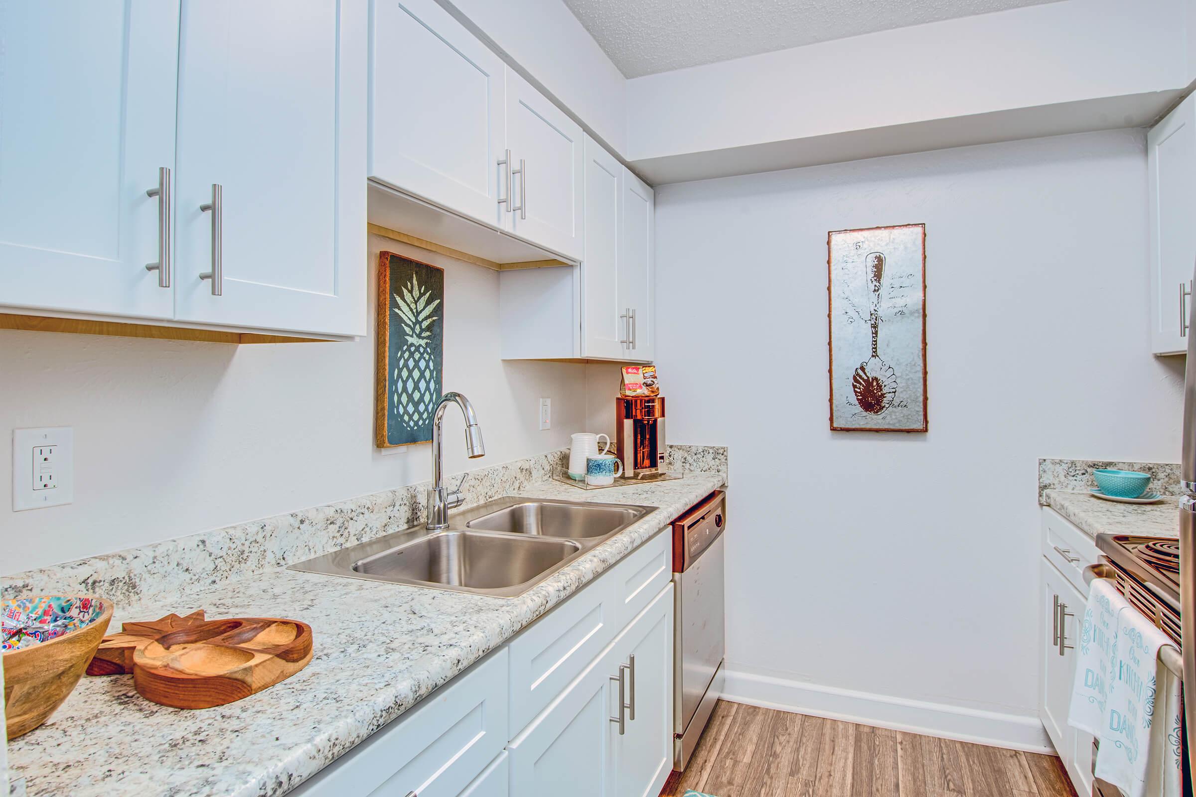Modern Kitchen at Nob Hill Apartments in Nashville, Tennessee.