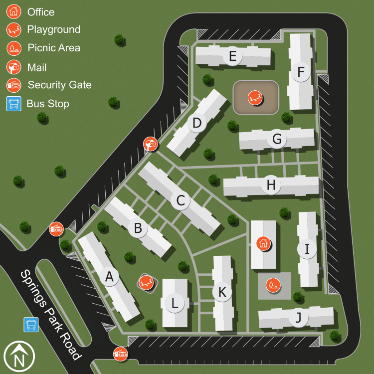 We make every effort to make our website accessible to anybody, especially those with disabilities. If you have question in terms of the relative location of an amenity or apartment home, please give us a call.