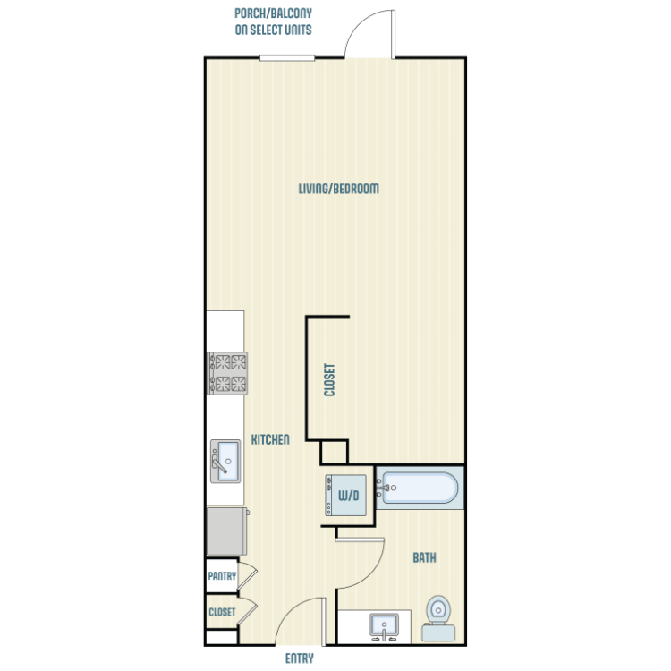 The Cottage floor plan