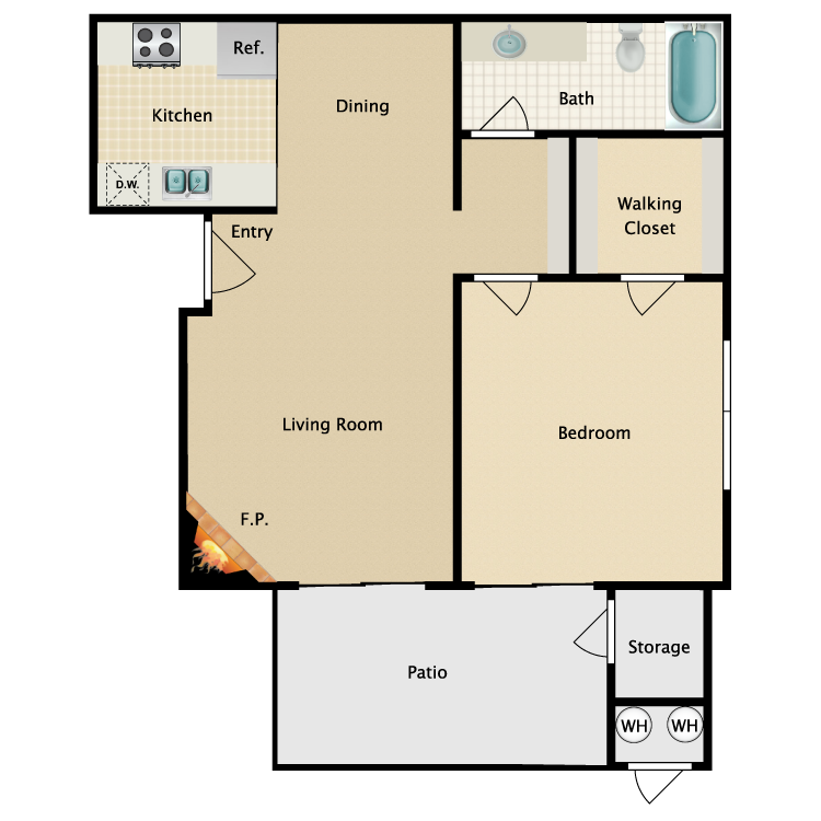 Floor plan image of The Albany