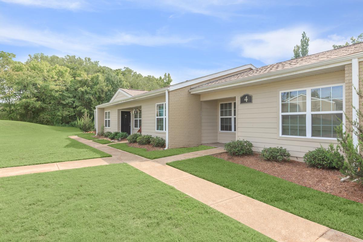 a large lawn in front of a house