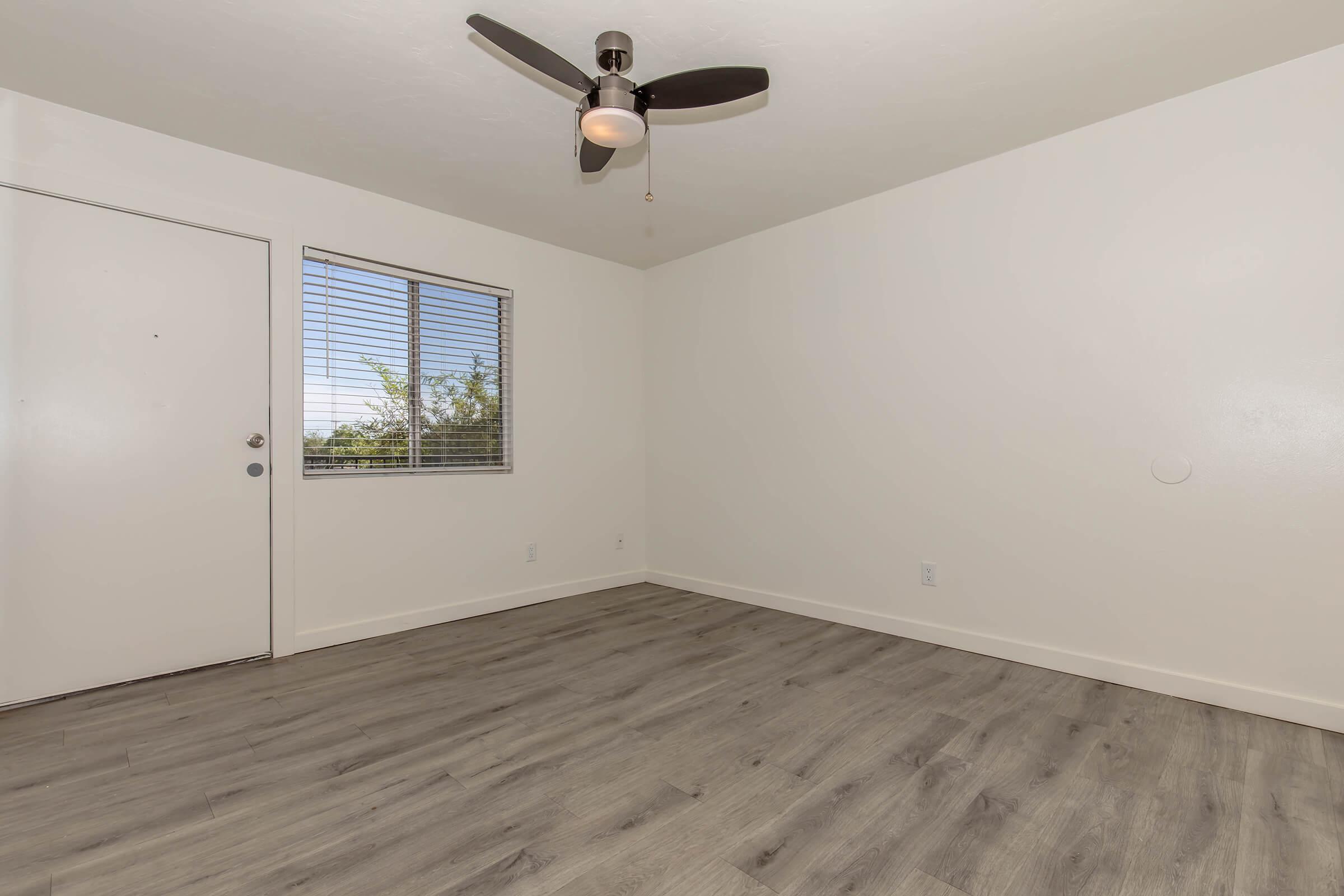 a room with a wooden floor