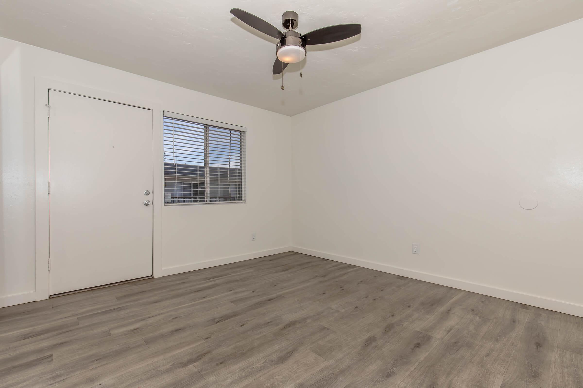 a room with a wooden floor