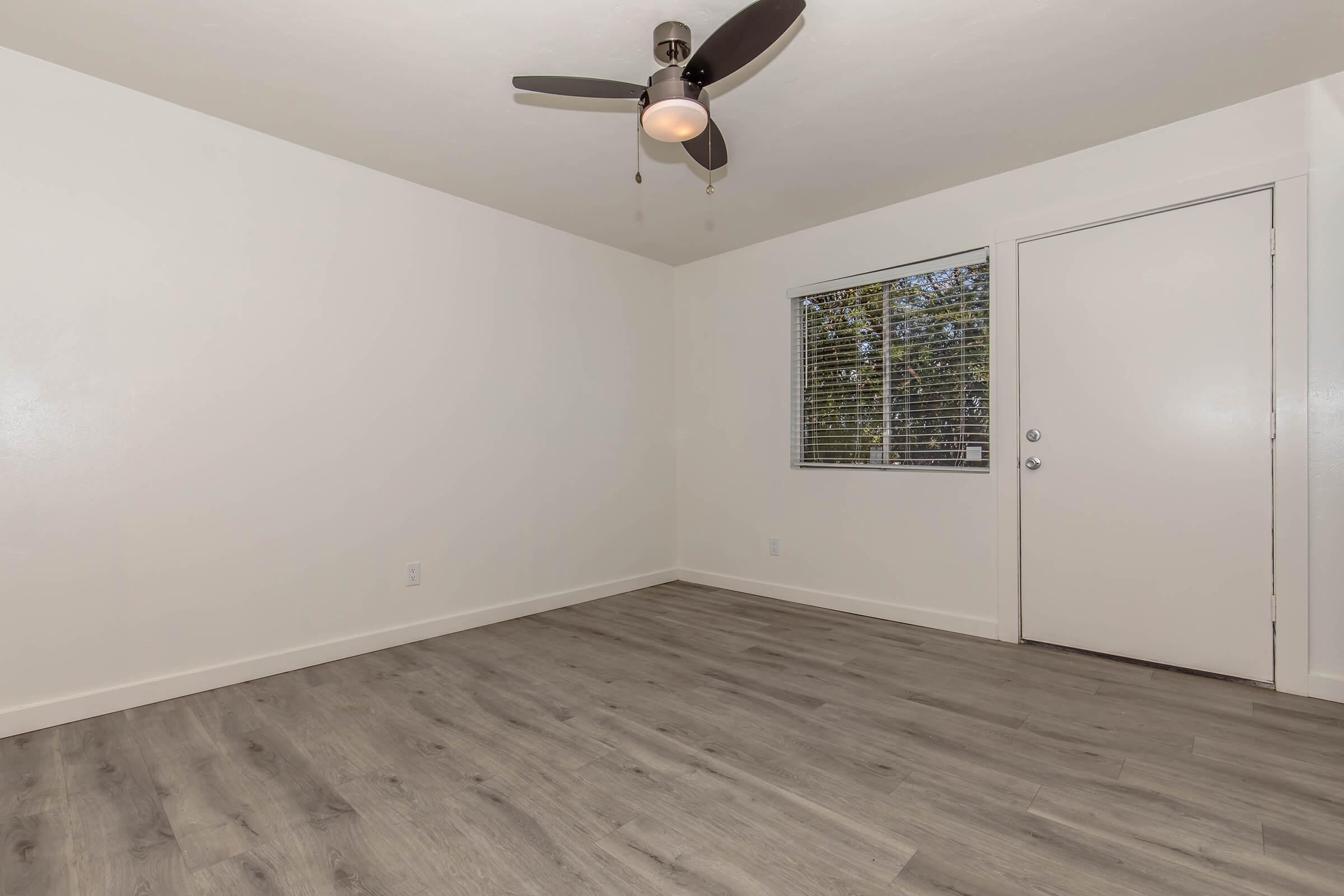 a room with a wooden floor