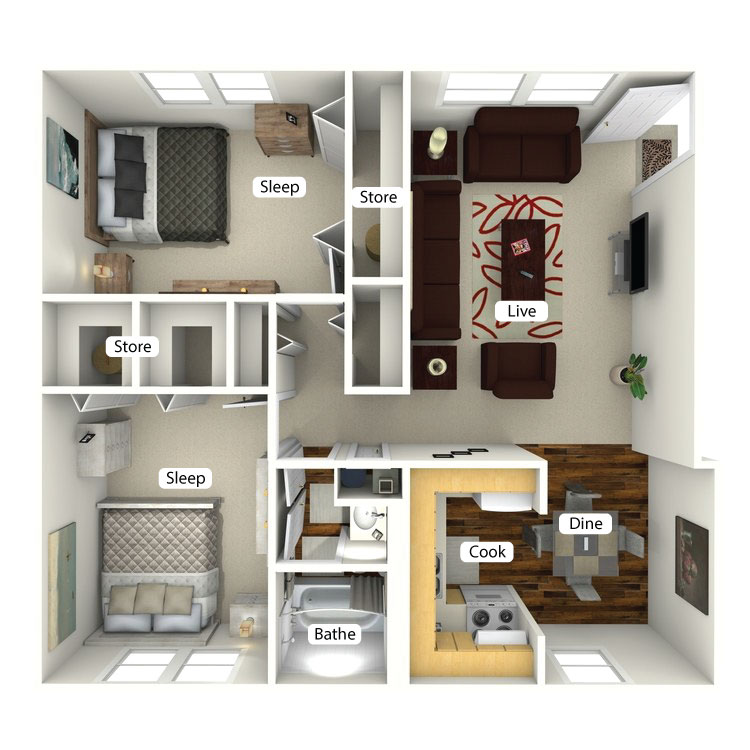 Floor plan image of The Maple