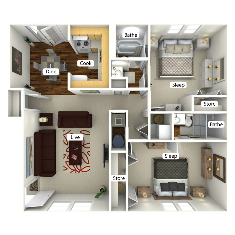 Floor plan image of The Pine