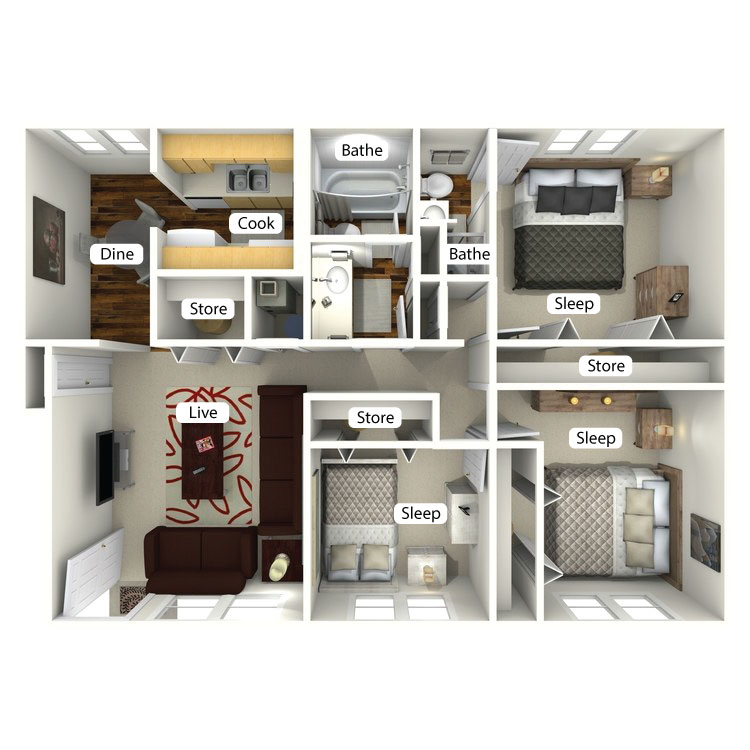 Floor plan image of The Willow