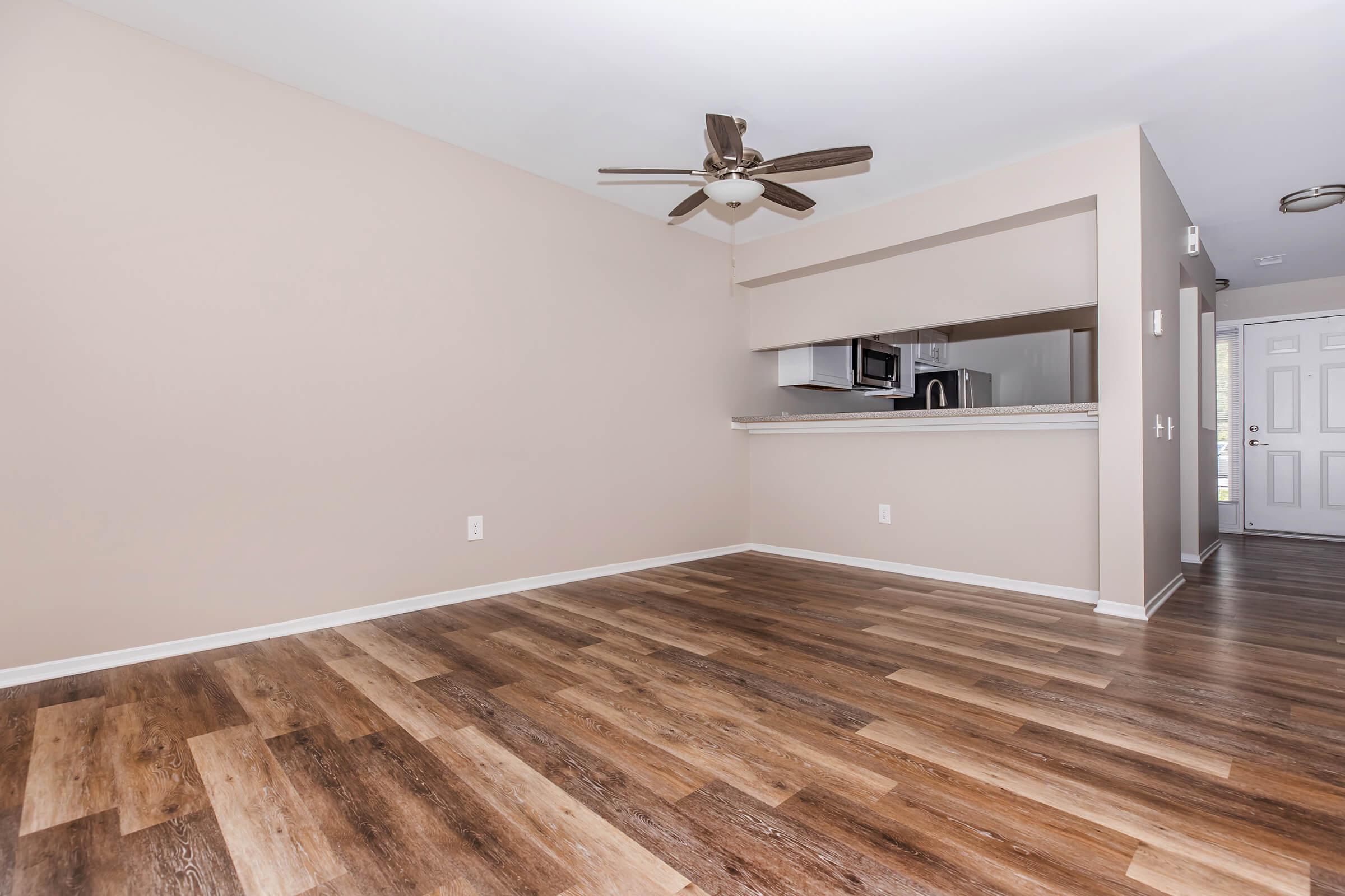 a building with a wooden floor