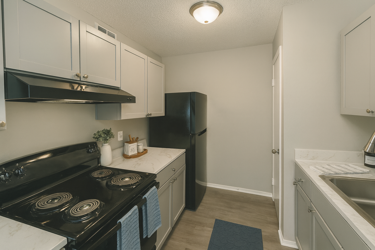 Galley Style Kitchen