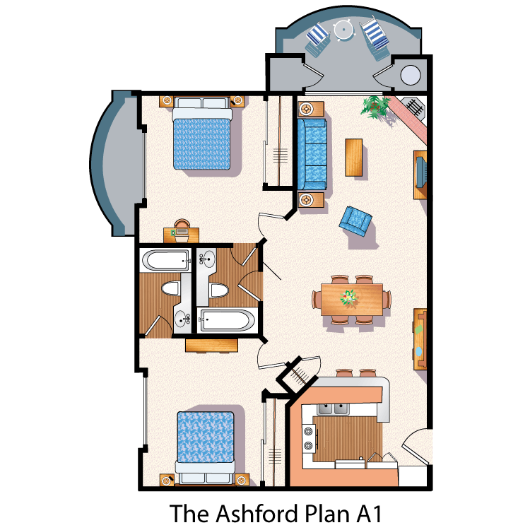 Floor plan image of The Ashford A1