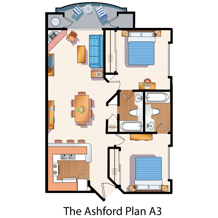 Floor plan image of The Ashford A3