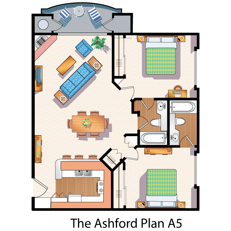 Floor plan image of The Ashford A5