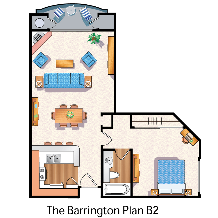 Floor plan image of The Barrington B2