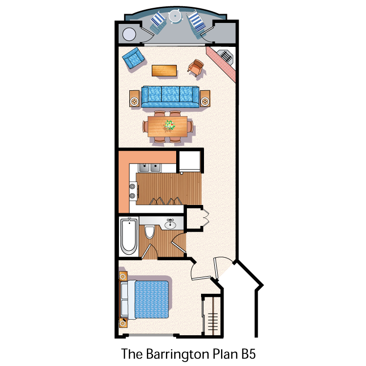Floor plan image of The Barrington B5