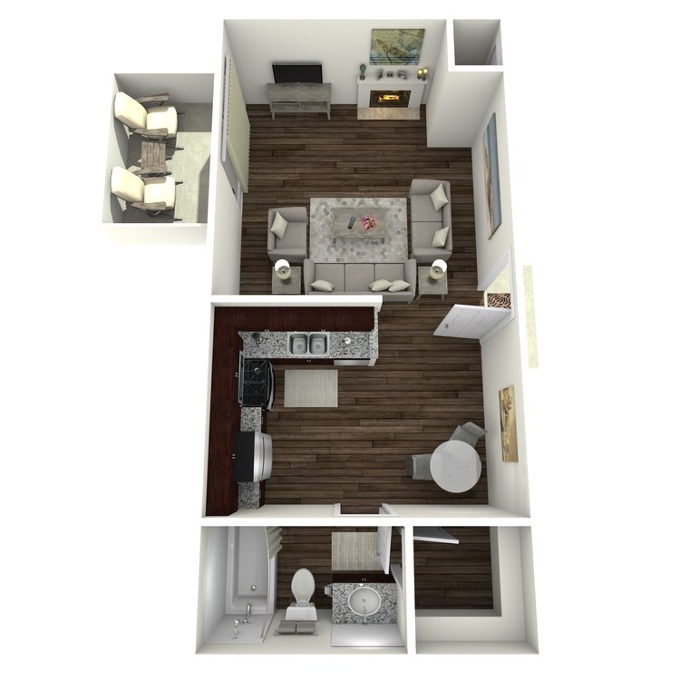 Floor plan image of The Cambridge C2
