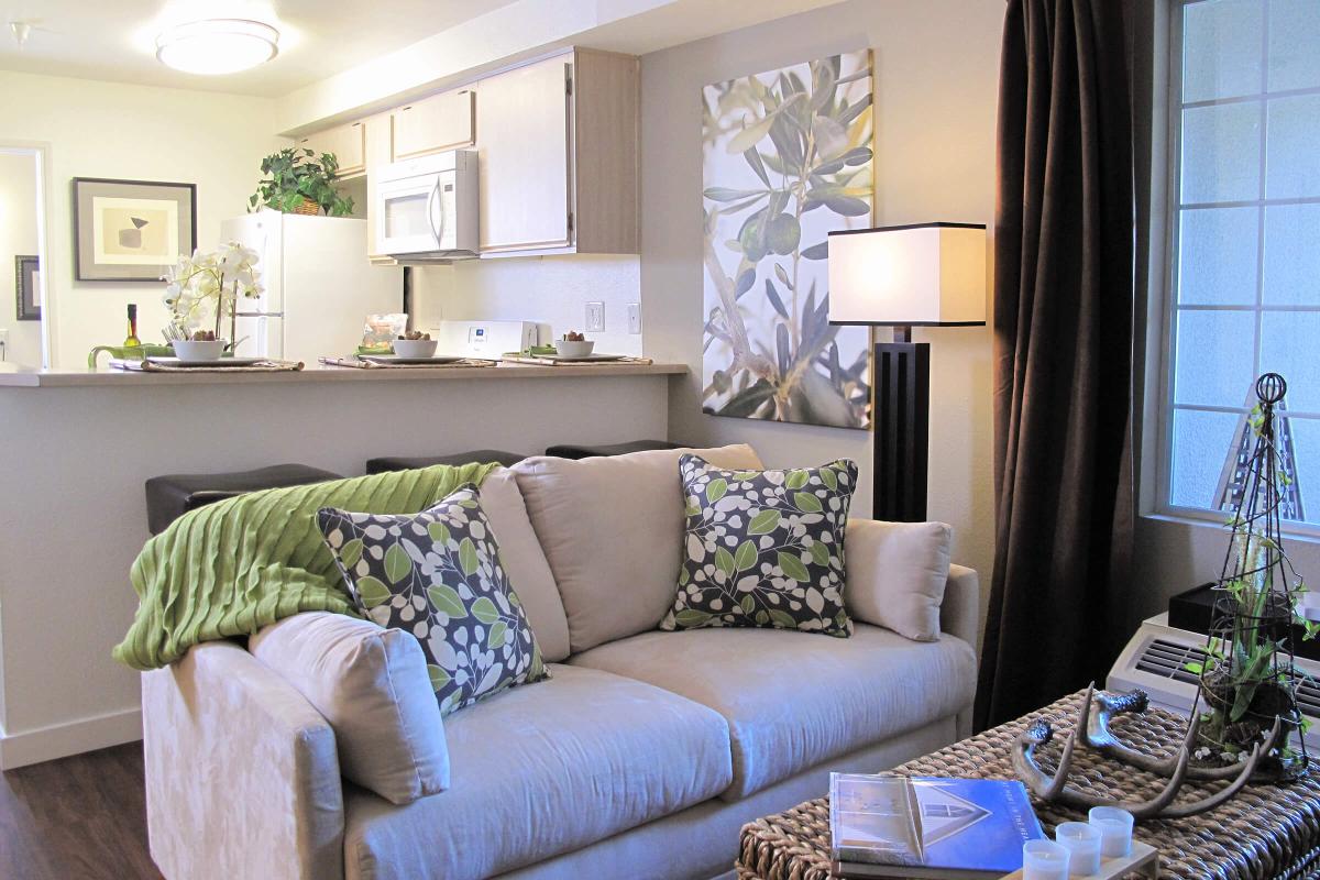 a view of a living room