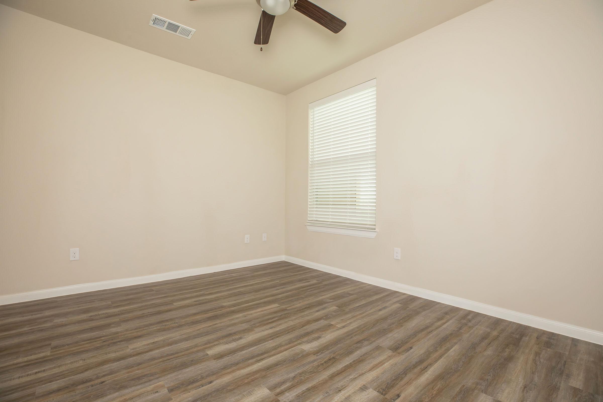 a room with a wooden floor