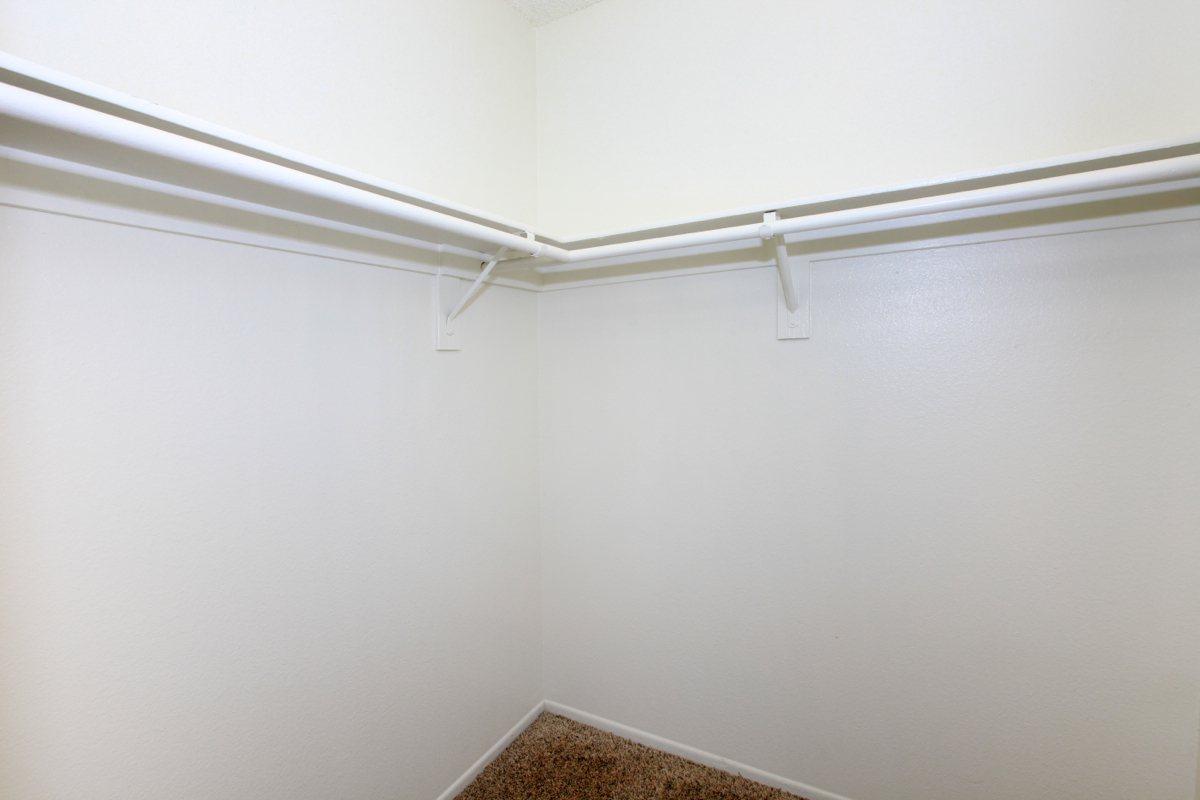 SPACIOUS CLOSETS