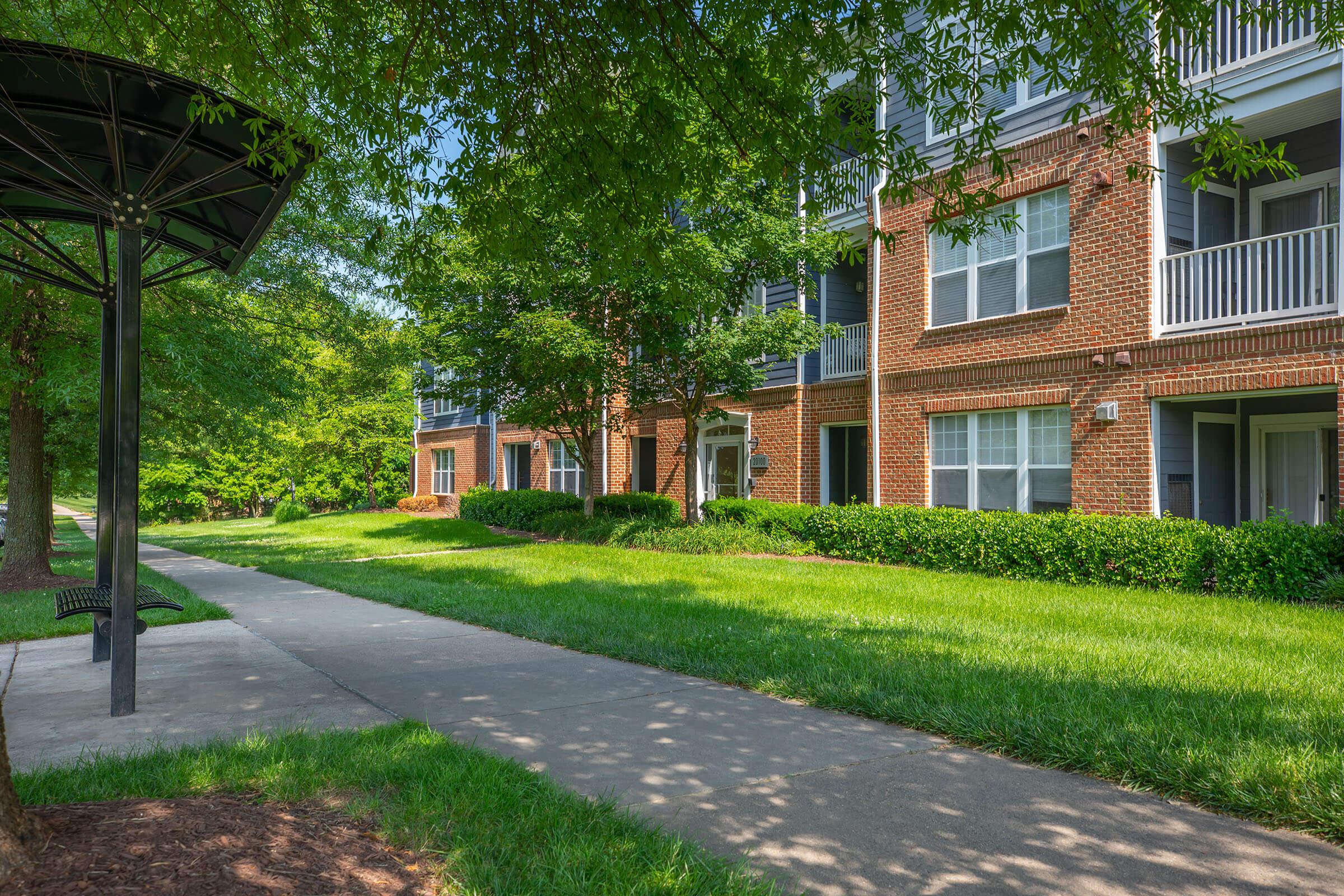 a large lawn in front of a house