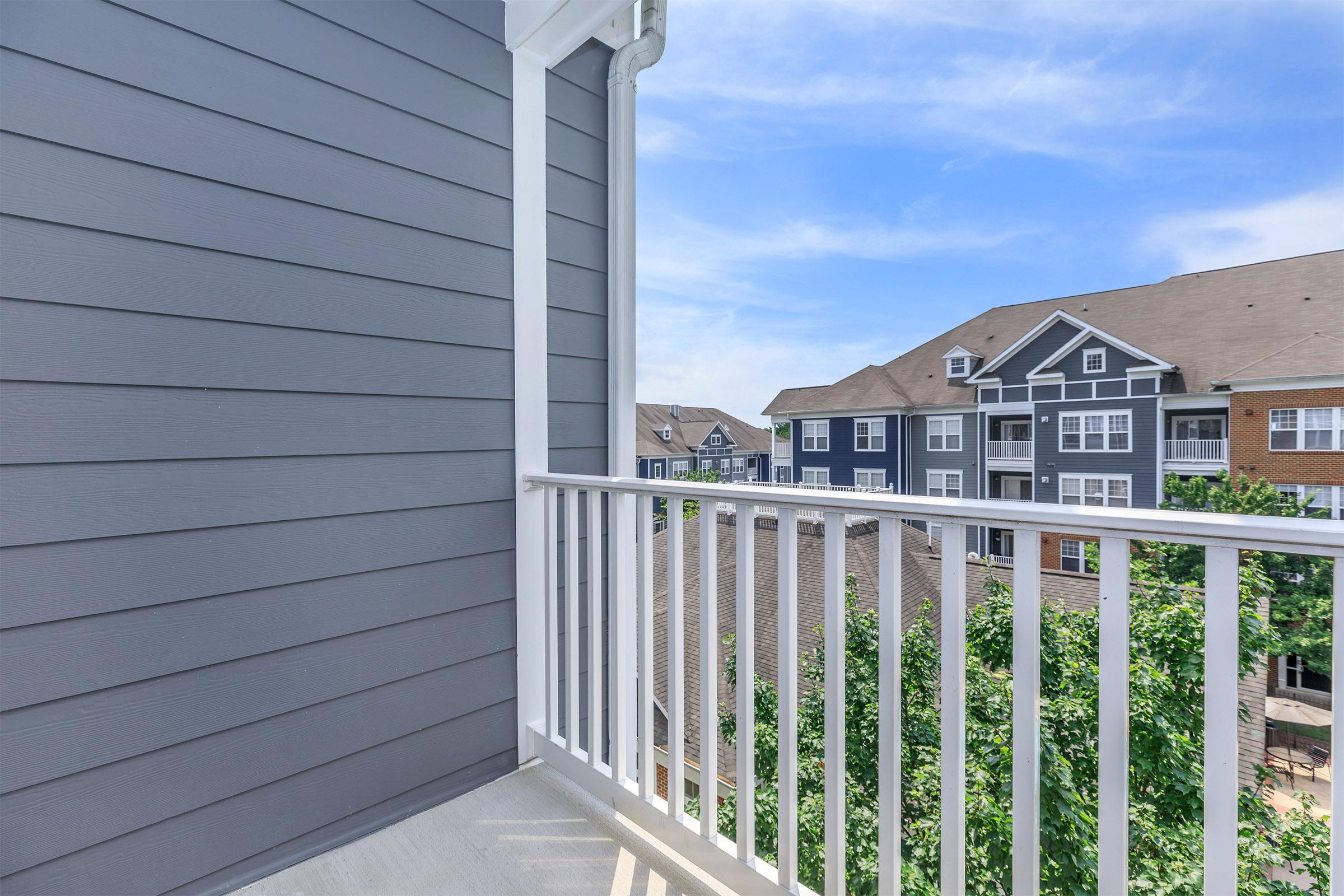 Balcony at The Rothbury in Gaithersburg, MD