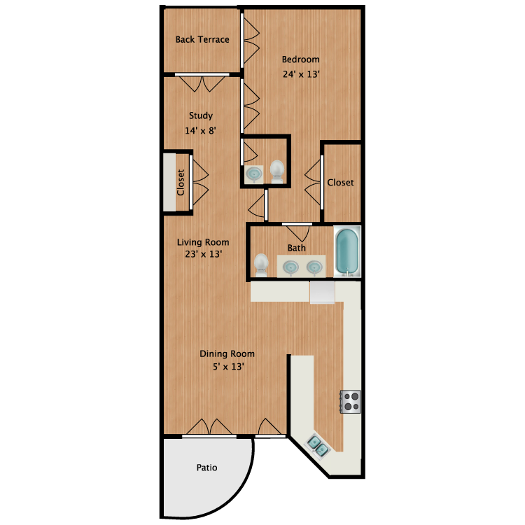 Floor plan image of Antigua