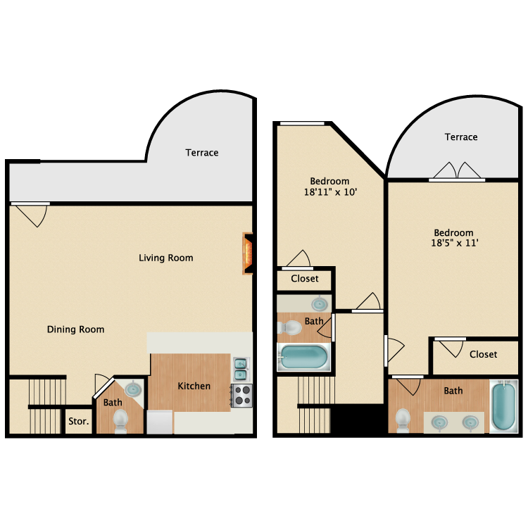 Floor plan image of Bonaire