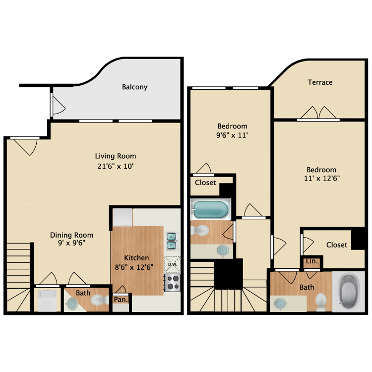 Floor plan image of Cozumel