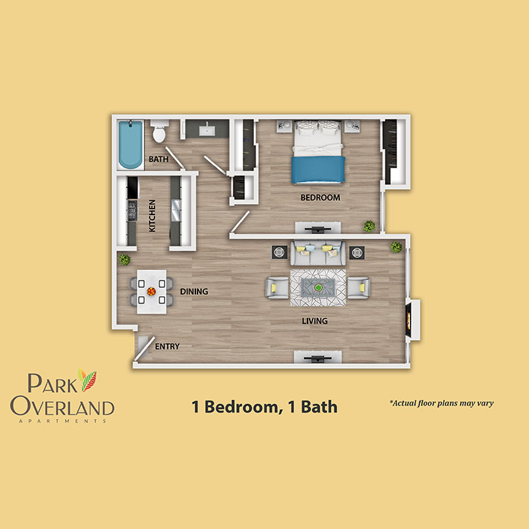 Floor plan image of 1 Bedroom Flat