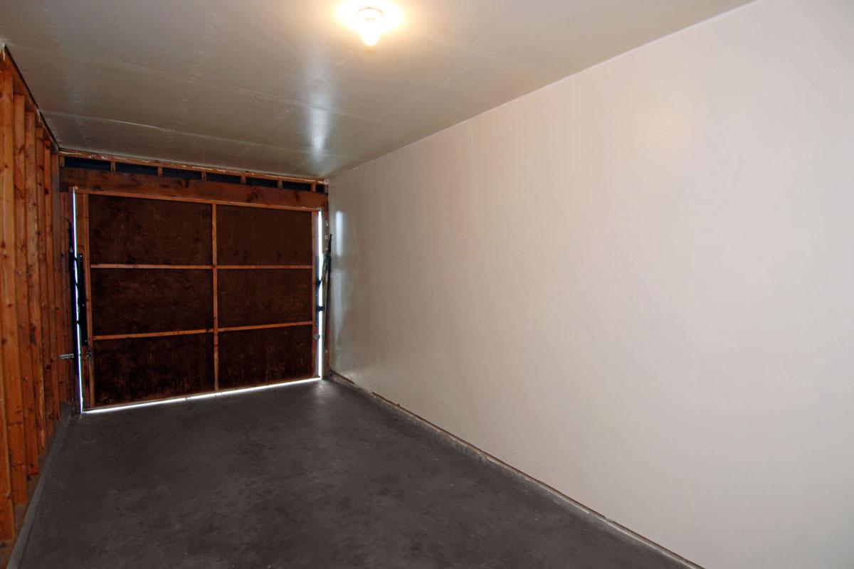 a close up of an empty room