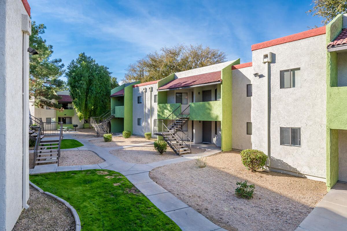 Beautiful Landscaping - Spring Apartments - Phoenix - Arizona
