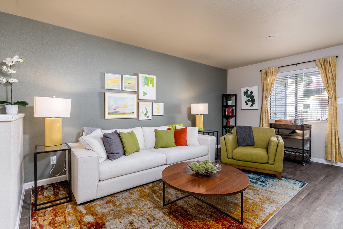 Living Room - Spring Apartments - Phoenix - Arizona