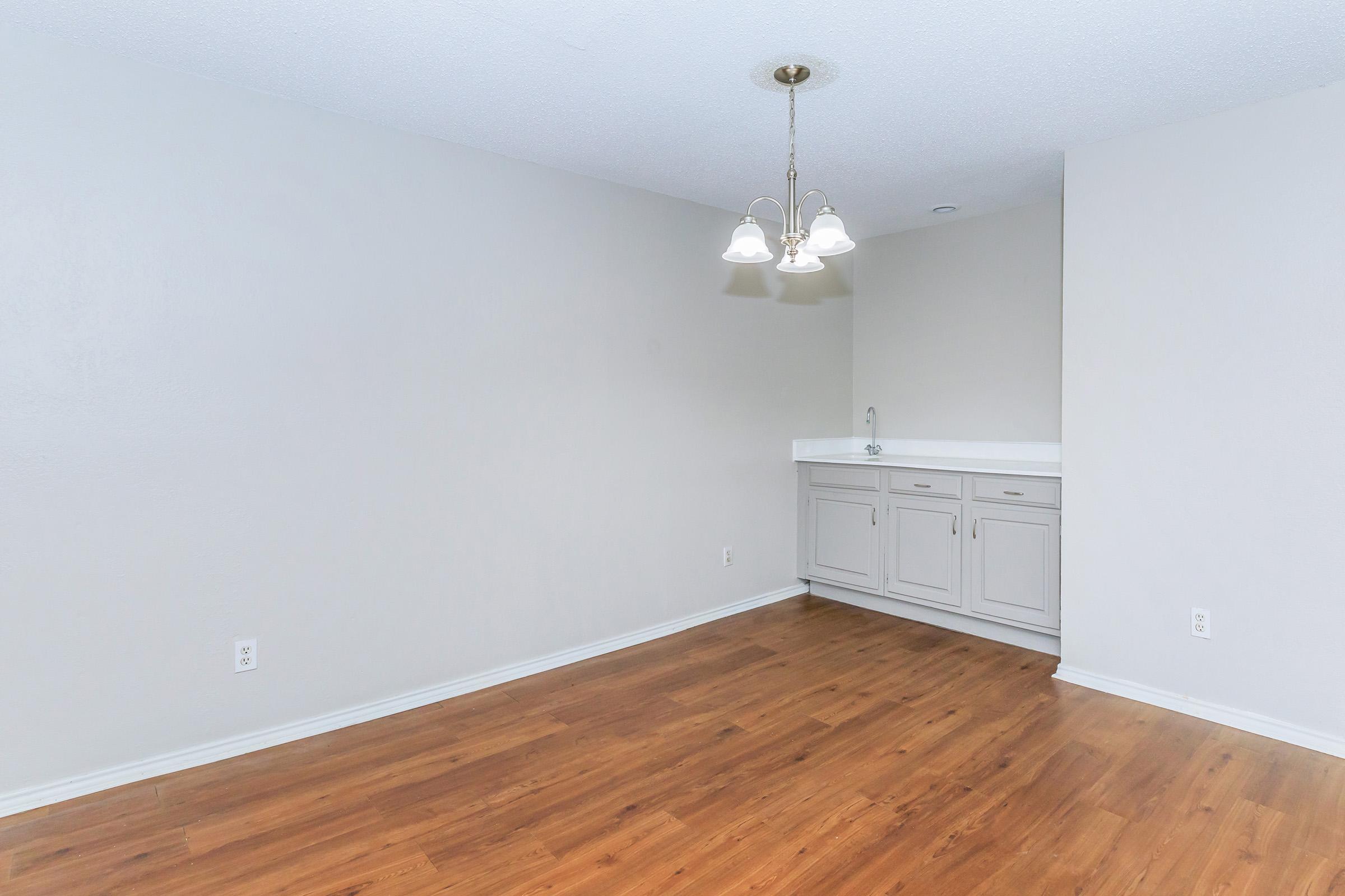 a room with a wooden floor