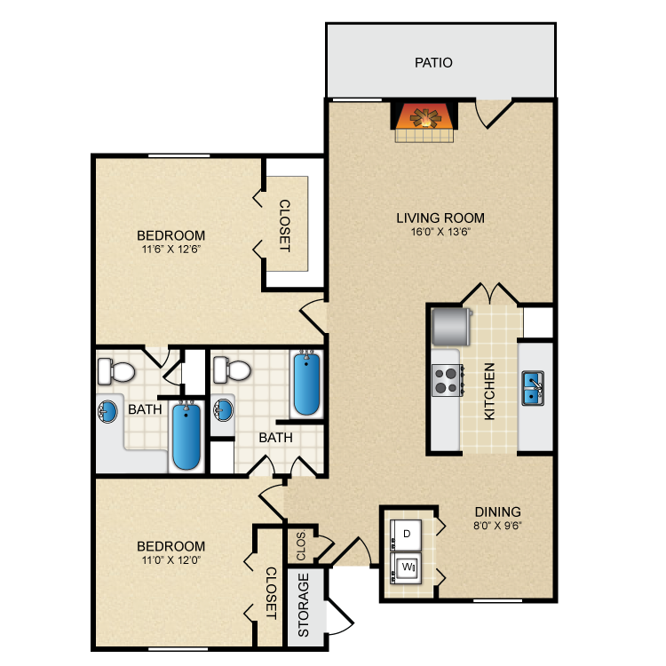 Floor plan image of B1