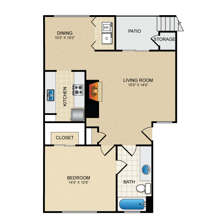 Floor plan image of A2