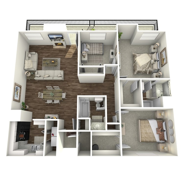 Floor plan image of C1