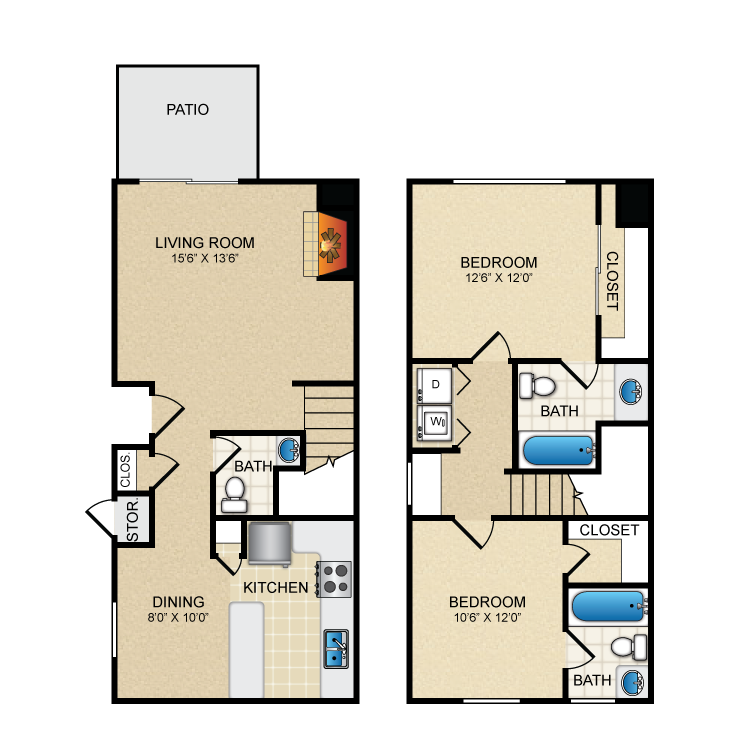Floor plan image of B3TH