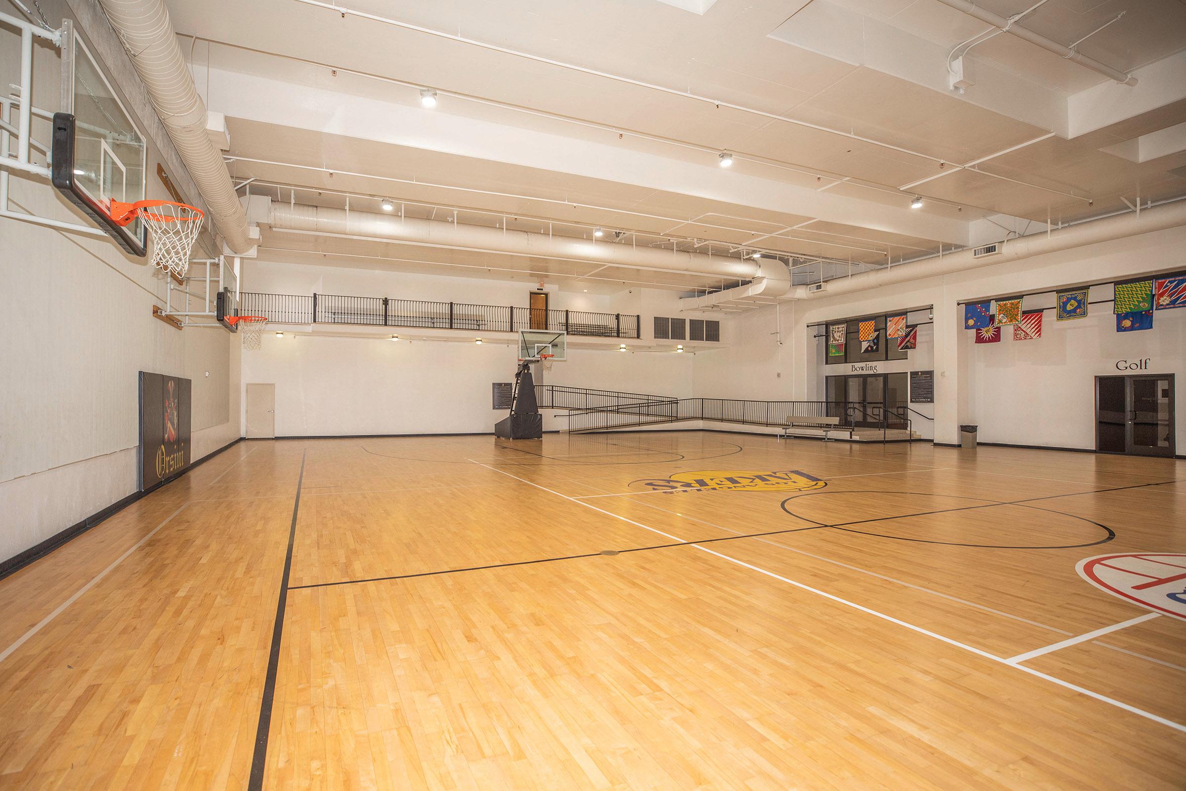 The Orsini basketball court