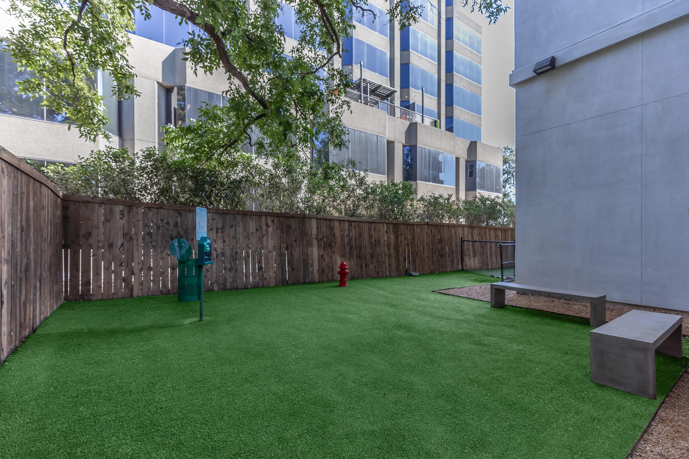 a large lawn in front of a house