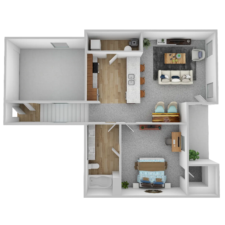Berkley w/ Garage floor plan image