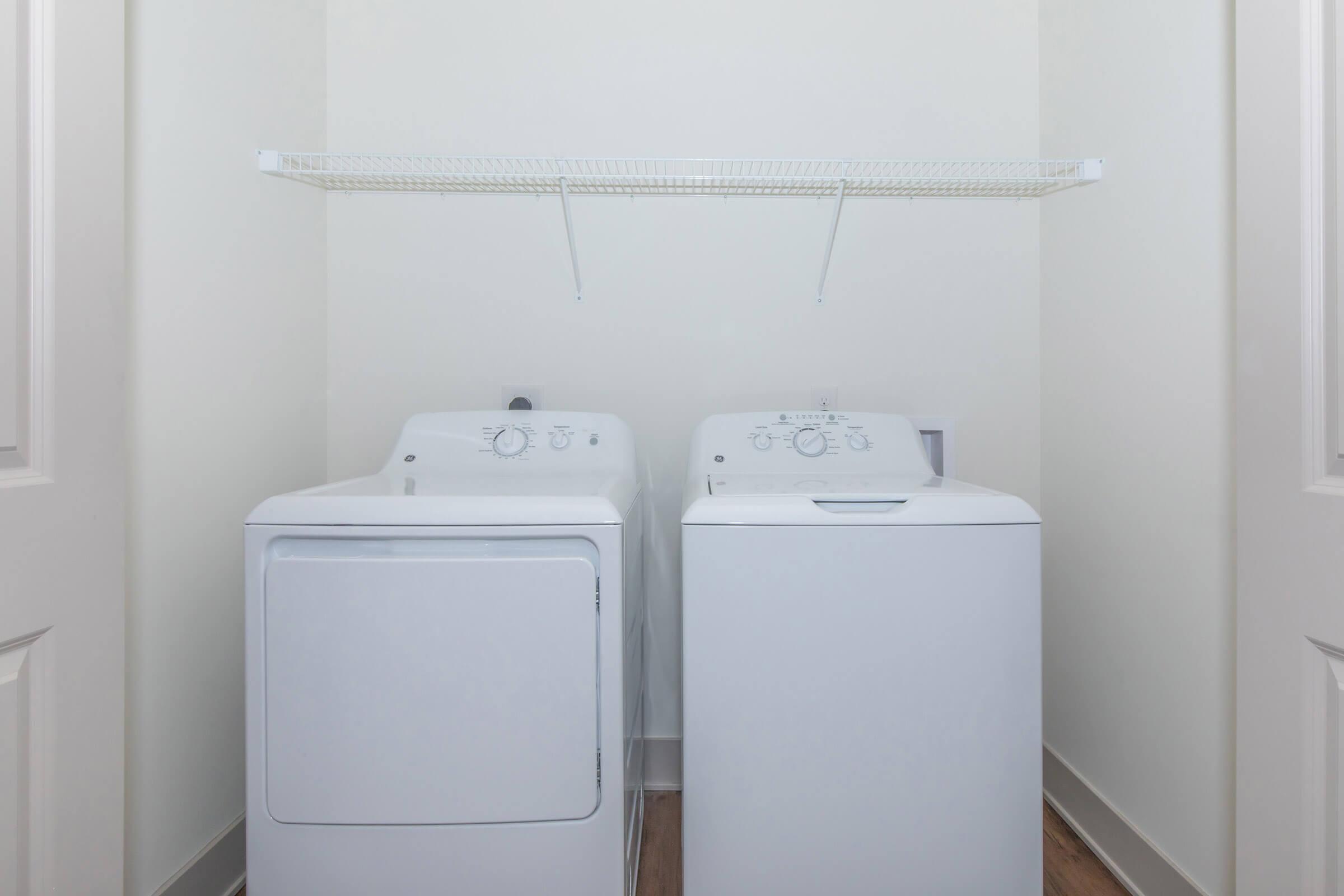 WASHER AND DRYER IN HOME