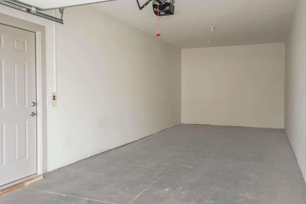 a room with white walls