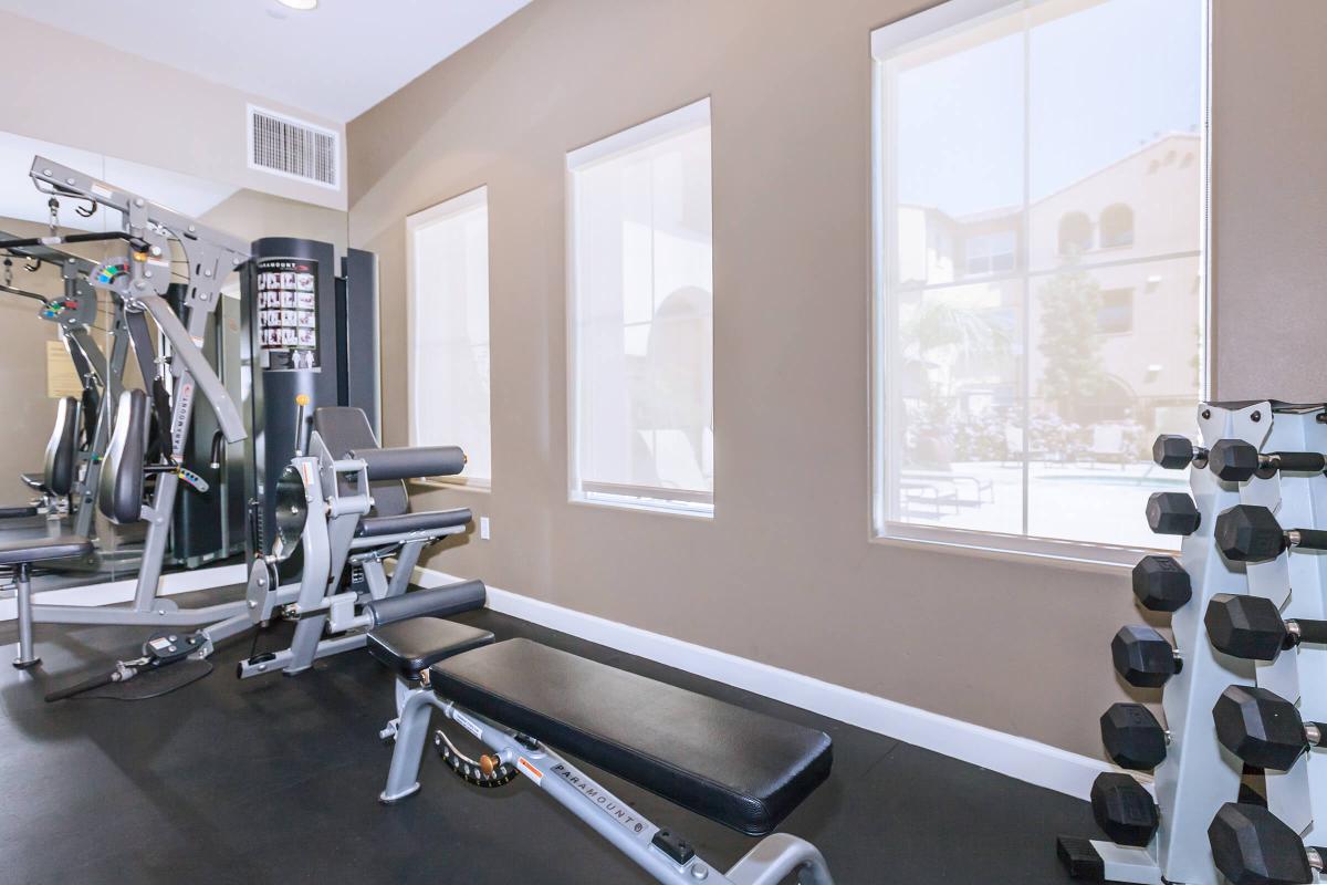 The Paseos at Magnolia Luxury Apartment Homes community gym