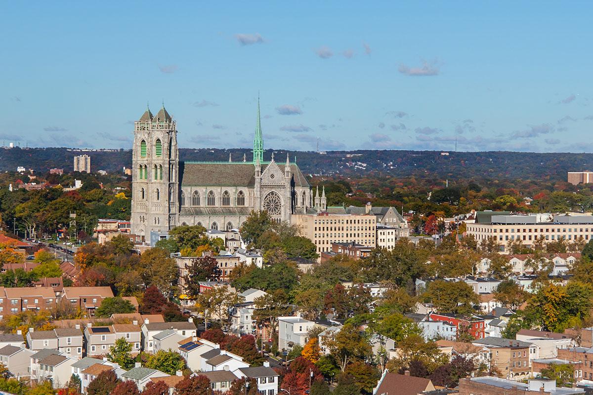 a view of a city