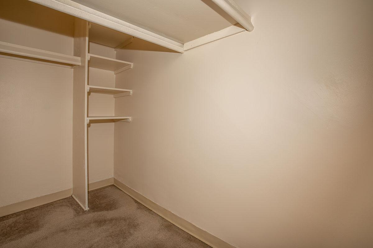 SPACIOUS WALK-IN CLOSET