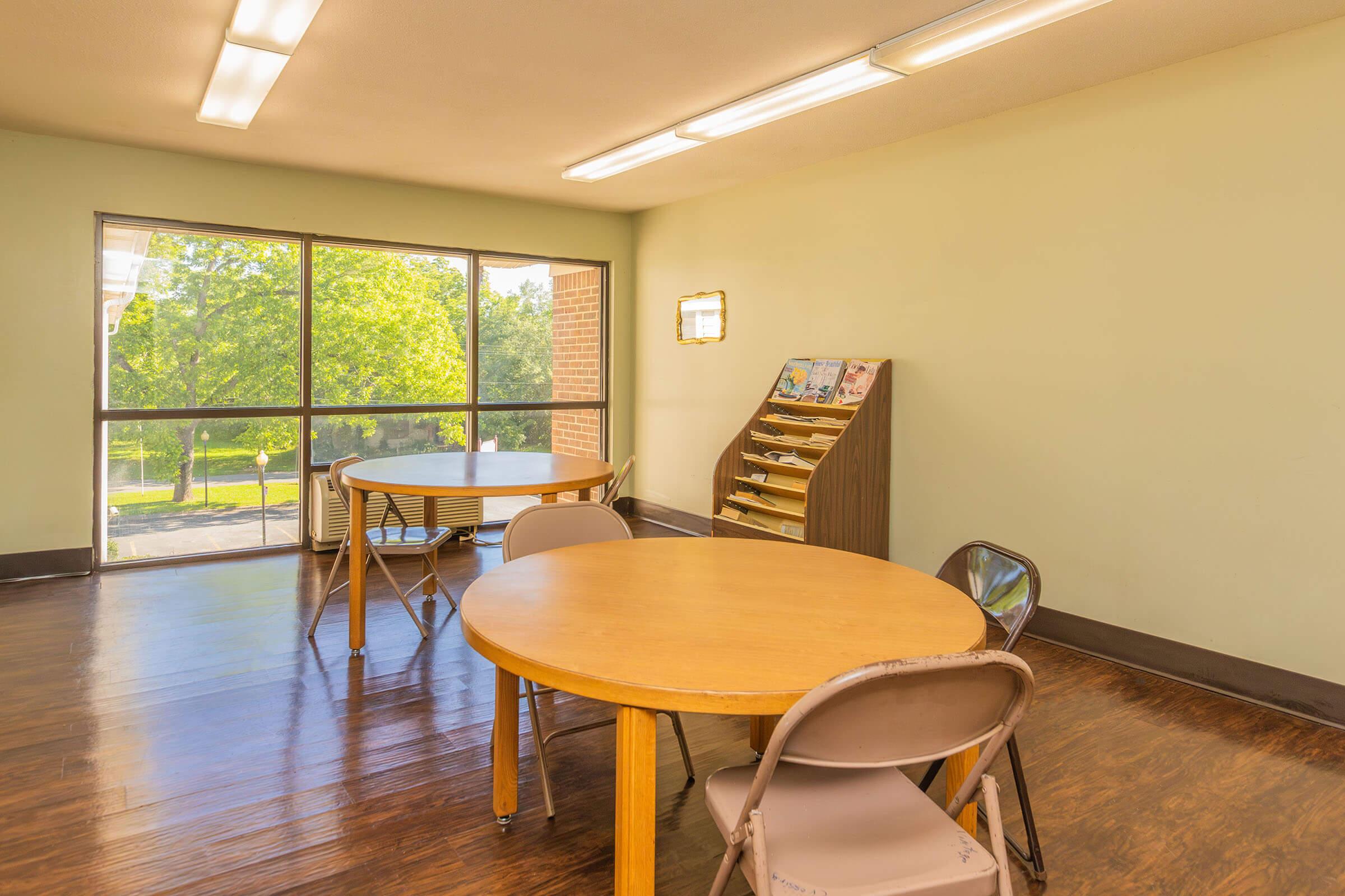 a dining room table